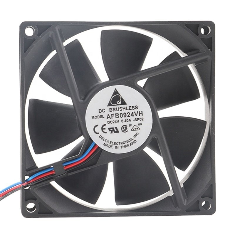 Original DELTA 12V 48V DC24V 0.4A EC AC 9025 9CM 90X90X25MM Inverter Double Ball High air Volume AFB0924VH Cooling Fan